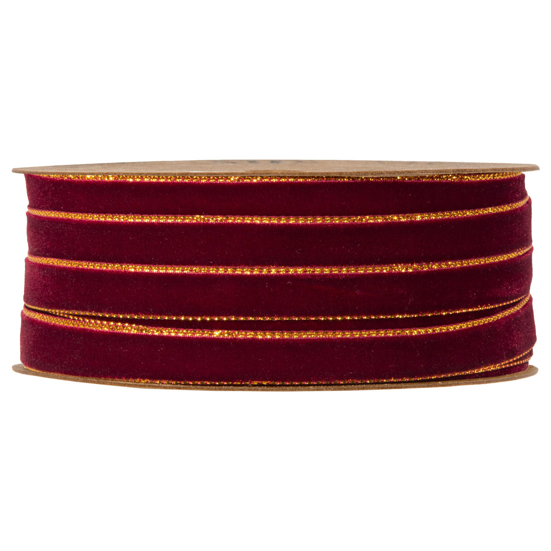 Piovaccari Cinta Velvet Dream Bordeaux 9 mm x 20 m – Cinta de Terciopelo Decorativo para Lazos, Empaques de Regalo, Adornos Navideños y Manualidades