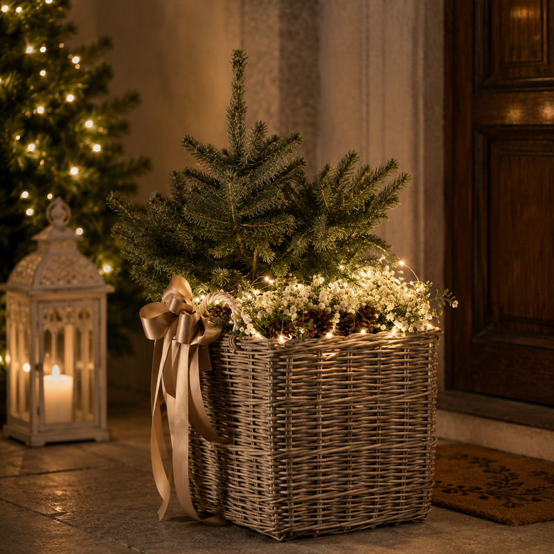 EDG Enzo De Gasperi Luces Navidad MicroLed X 20 140 + 50 Cm Marfil