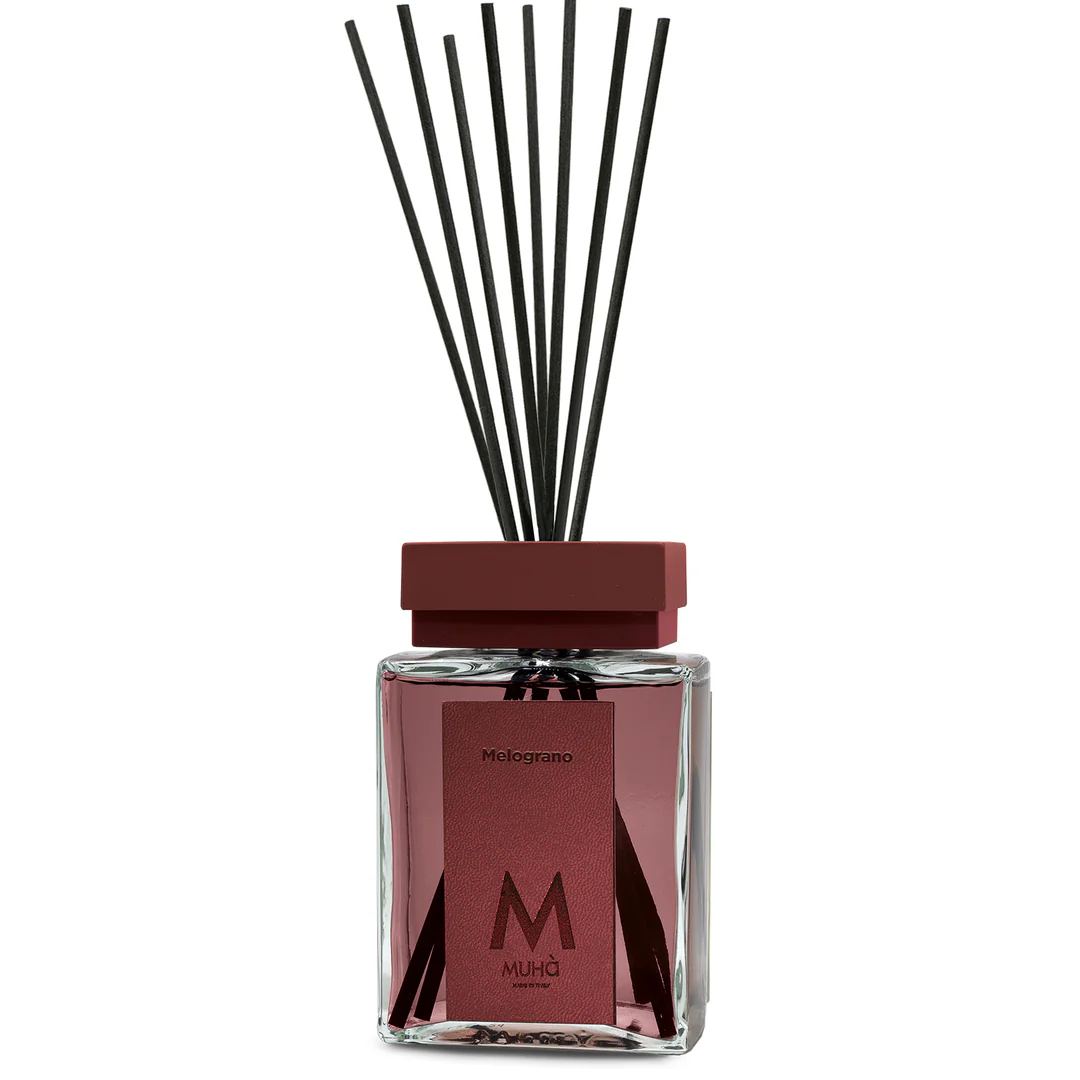 Muhà Luxe Perfume Difusor Ambiente con Palillos Granada 1.000 Ml
