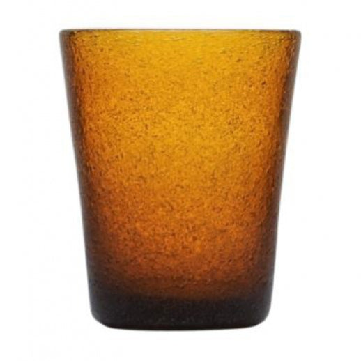 Zani Serafino Memento Tumbler Vaso de Agua Ámbar 30cl Vidrio Soplado