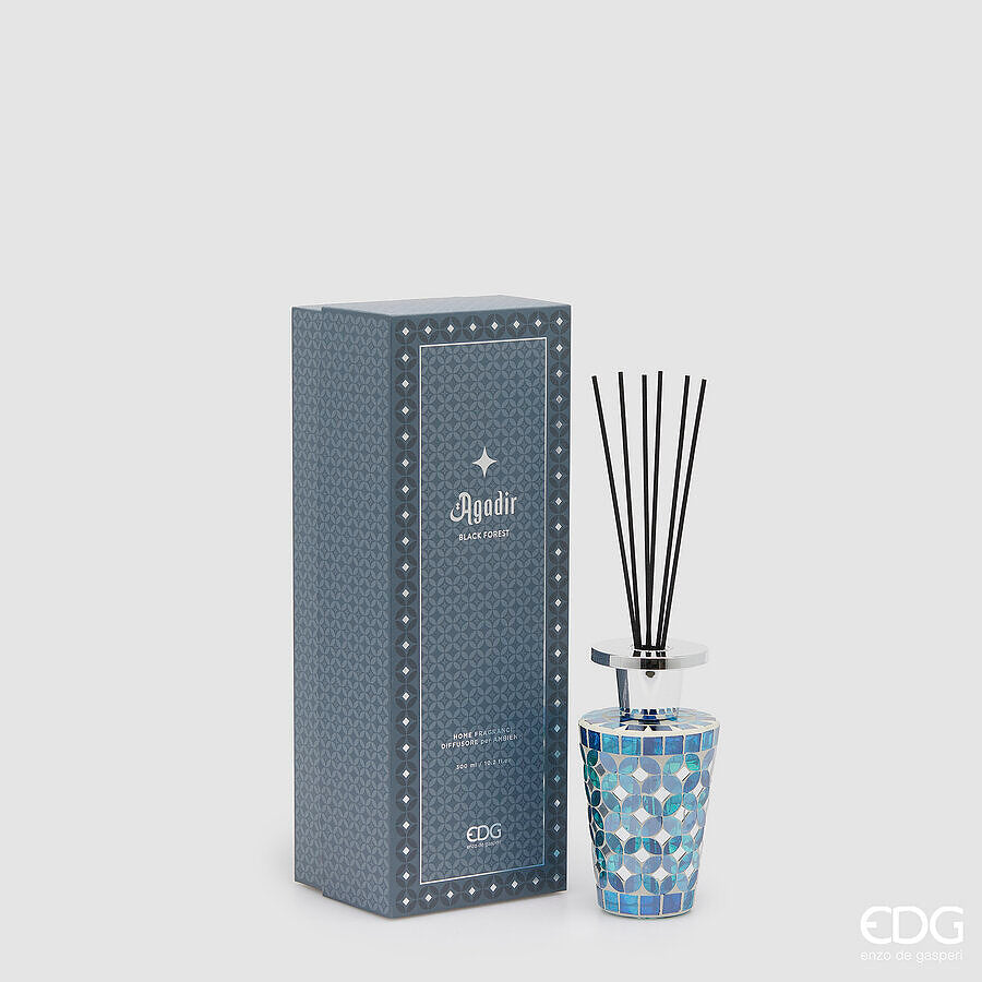 edg enzo de gasperi edg enzo de gasperi profumatore bottiglia agadir 300 ml h 175 cm d 9 cm foresta nera ean 8059824465306