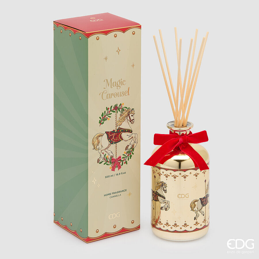 EDG Enzo De Gasperi Ambientador Botella Cinnamon 500 ml H18 Ø10 cm – Perfume para Ambiente
