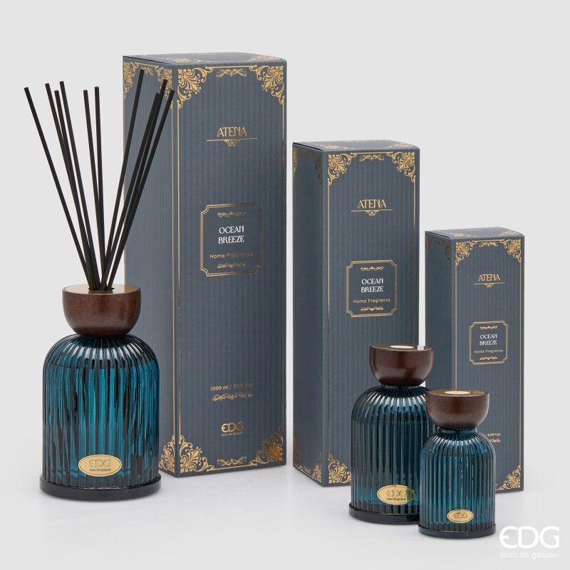 EDG Enzo De Gasperi Ambientador Botella Atena Ocean Breeze 180 ml H12 Ø7 cm – Ambientador Ambiente Navideño