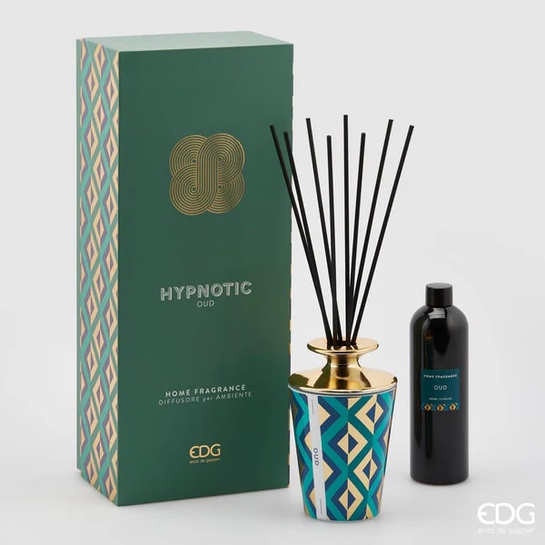 EDG Enzo De Gasperi Ambientador Botella Hypnotic 400ml + Varillas H15 Oud