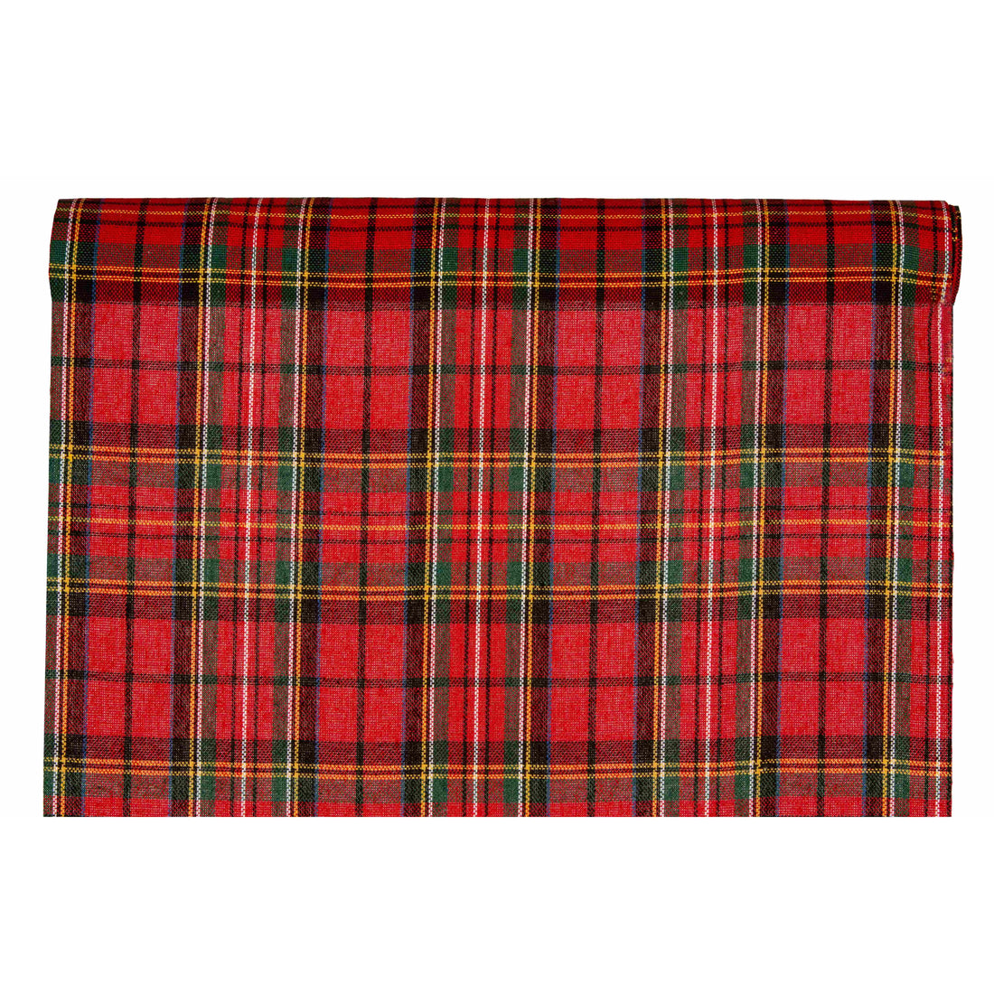 Piovaccari Runner Aberdeen Rojo 28 cm x 2,5 m – Camino de Mesa Decorativo Navideño para Mesa, Centro de Mesa y Adornos de Navidad