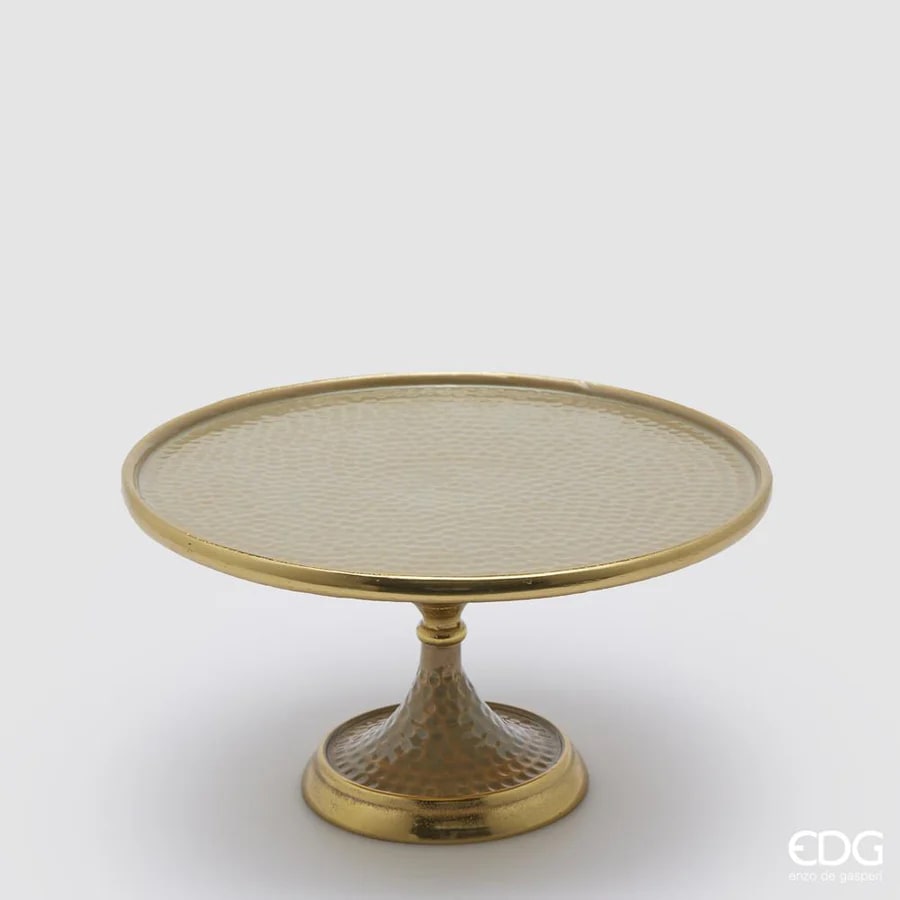 EDG Enzo De Gasperi Alzata Natale Metal Rotonda H16 D30 Silver Gold