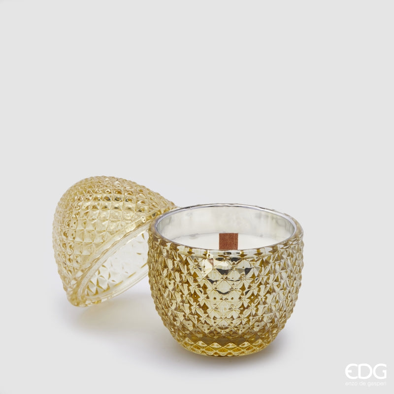 EDG Enzo De Gasperi Vela Huevo Perfumado H 12 Cm D 8 Cm Jengibre y Cálido