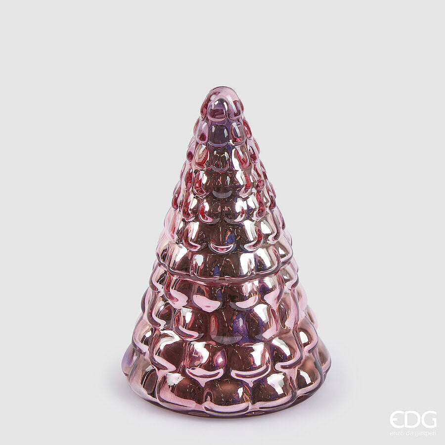 Vela Navideña EDG Enzo De Gasperi Pino con Aroma Jarrón H 19 Cm D 12 Cm Peony Cassis