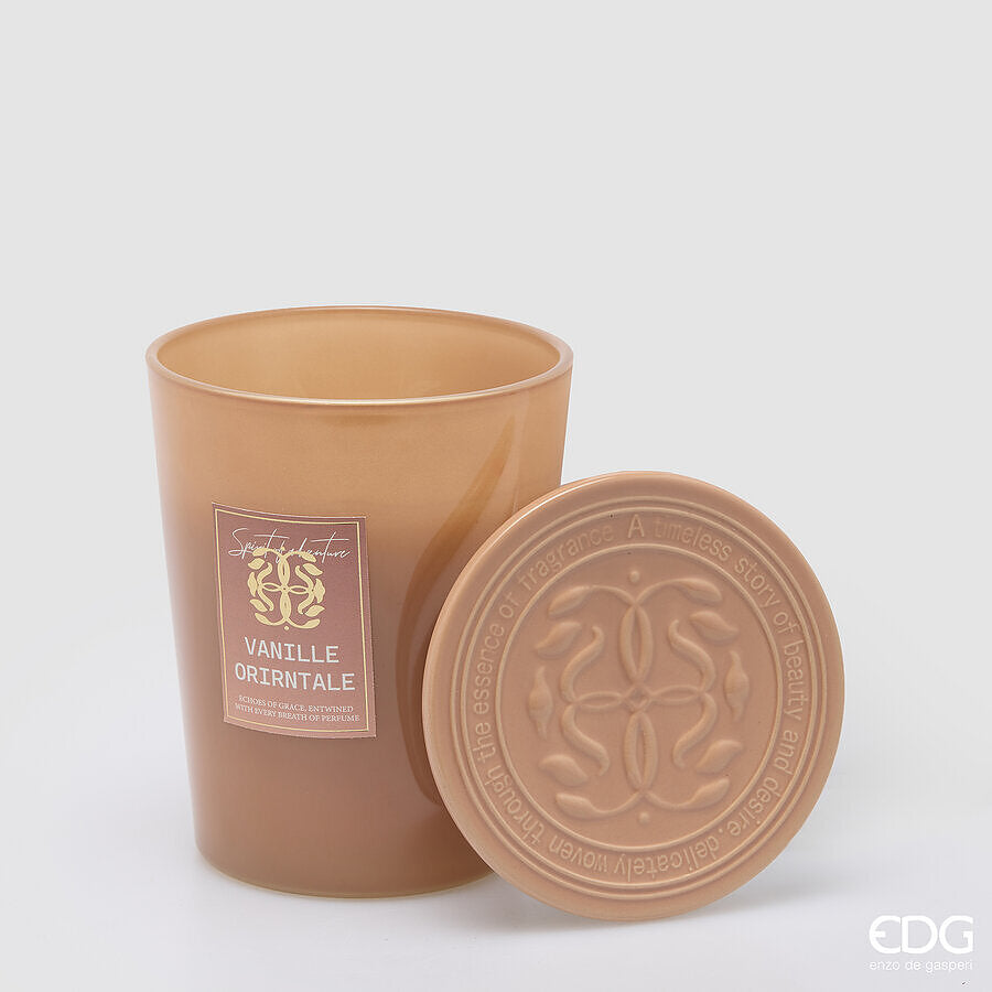 EDG Enzo De Gasperi Vela Symbol Perfumada Cardamom Snaps A16 Ø13 cm – Idea de Regalo Navidad