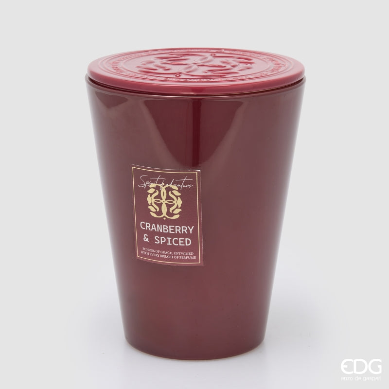 EDG Enzo De Gasperi Vela Symbol Perfumada Honeyed Apple Cider H23 Ø18,5 cm – Idea Regalo Navidad