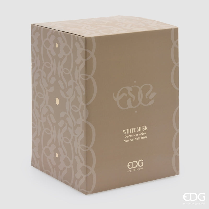 EDG Enzo De Gasperi Vela Symbol Perfumada White Musk H23 Ø18,5 cm – Idea Regalo Navidad