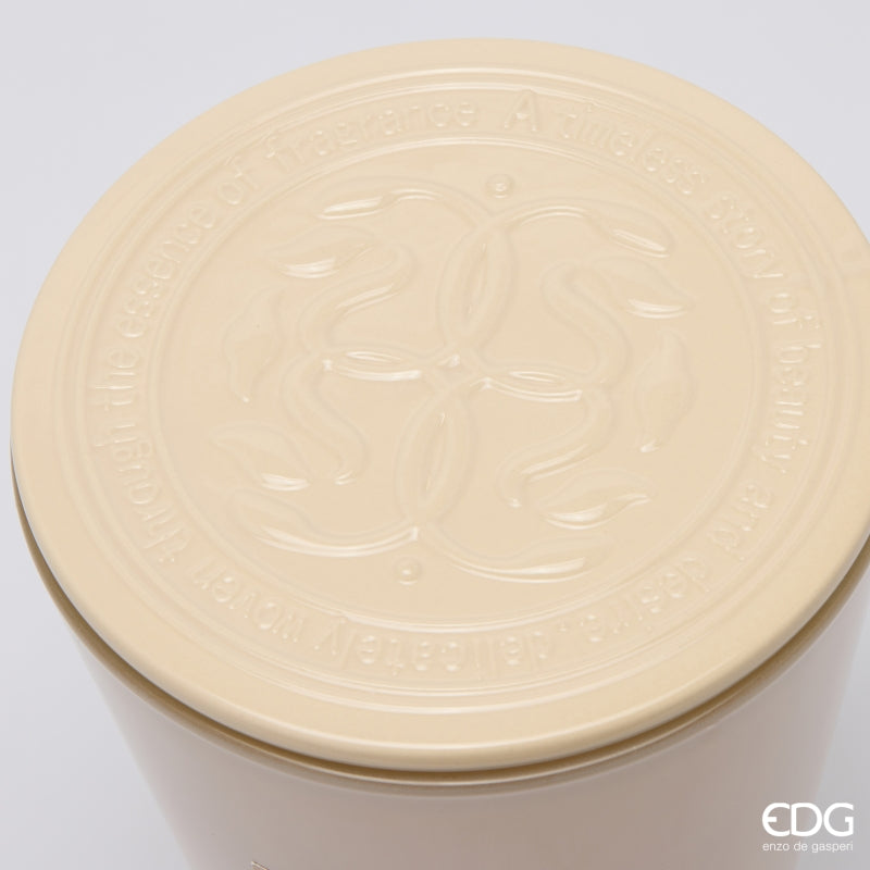 EDG Enzo De Gasperi Vela Symbol Perfumada White Musk H23 Ø18,5 cm – Idea Regalo Navidad