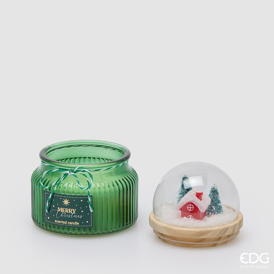EDG Enzo De Gasperi Vela Navideña Cupola Perfumada Cardamom Snaps H12,5 Ø10 cm – Decoración Navideña