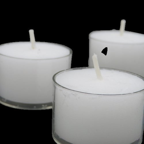 EDG Enzo De Gasperi Vela Tealight (Doble) Conf 50 Uds Base Transparente H2,3 Cm D 3,8 Cm