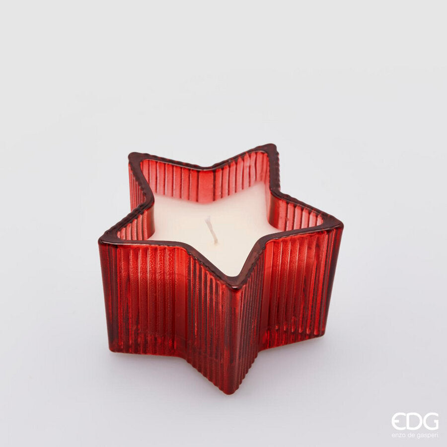 EDG Enzo De Gasperi Vela Estrella H 6,5 Cm D 10,5 Cm Princess of the Night Caja Regalo