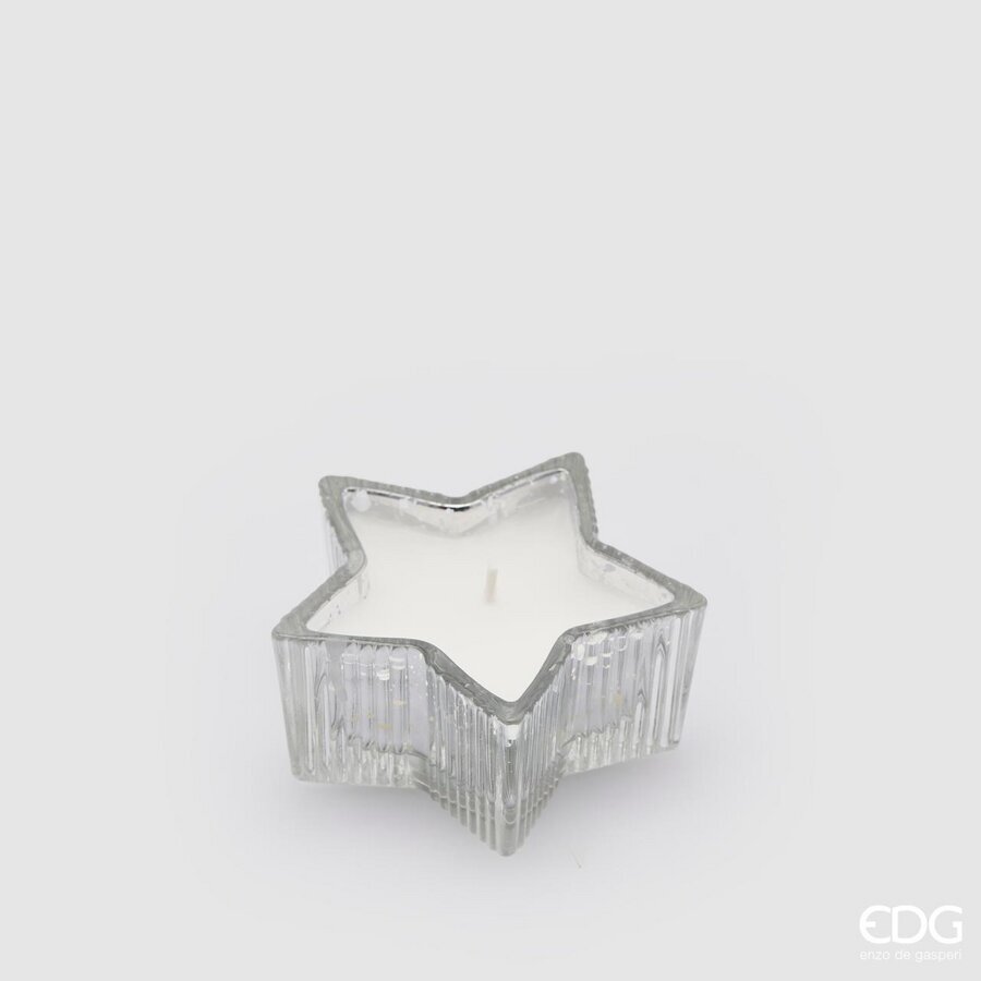 Vela EDG Enzo De Gasperi Stella H 4 Cm D 8,5 Cm Vainilla Caja Regalo
