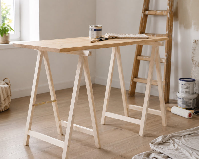 El Arcolaio Caballete Plegable Madera Abeto 75x75 cm