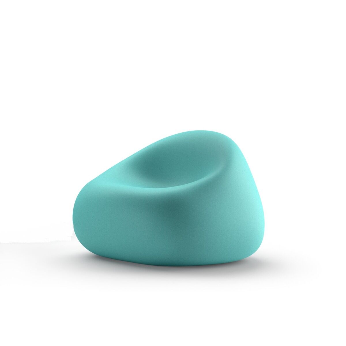 Poltrona Gumball Plust Aguamarina Polietileno Interior Exterior