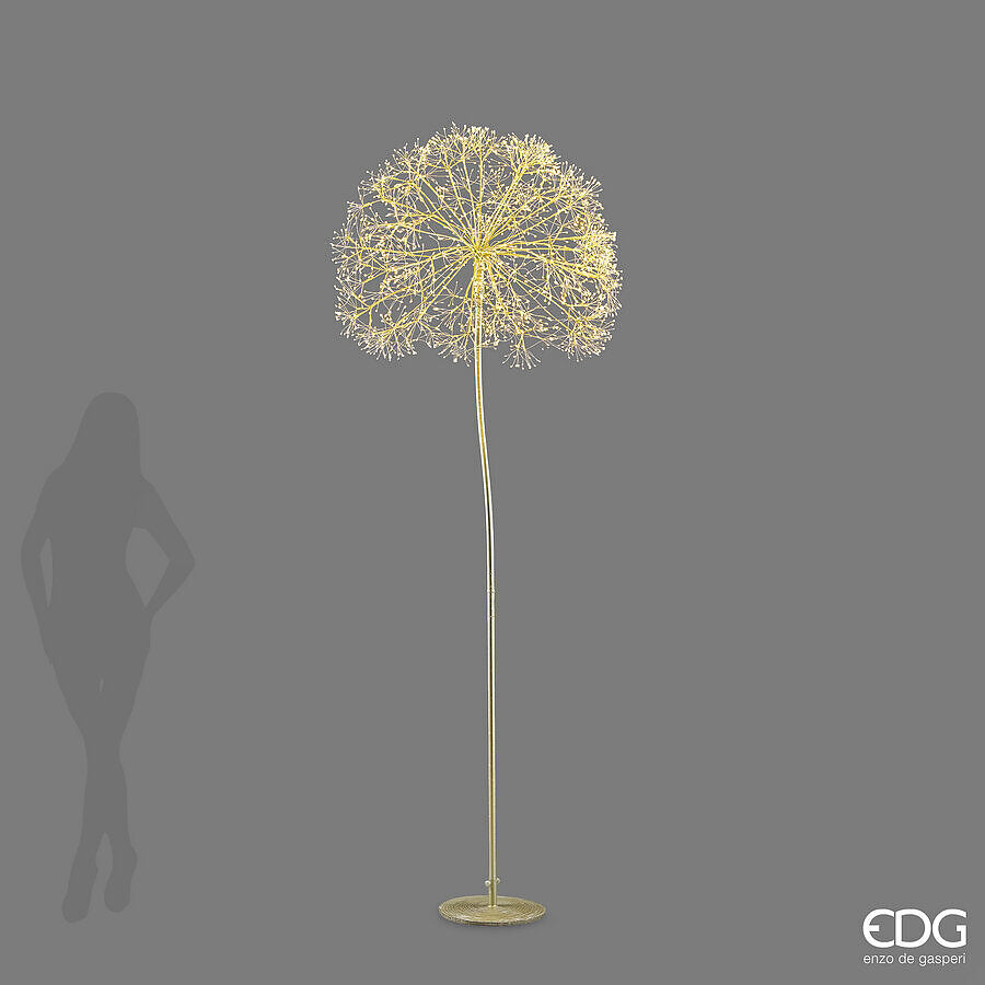 EDG Enzo De Gasperi Tarassaco Rich Luminoso Gold 2050 MicroLED H240 Ø70 cm IP44 – Decorazione Natalizia