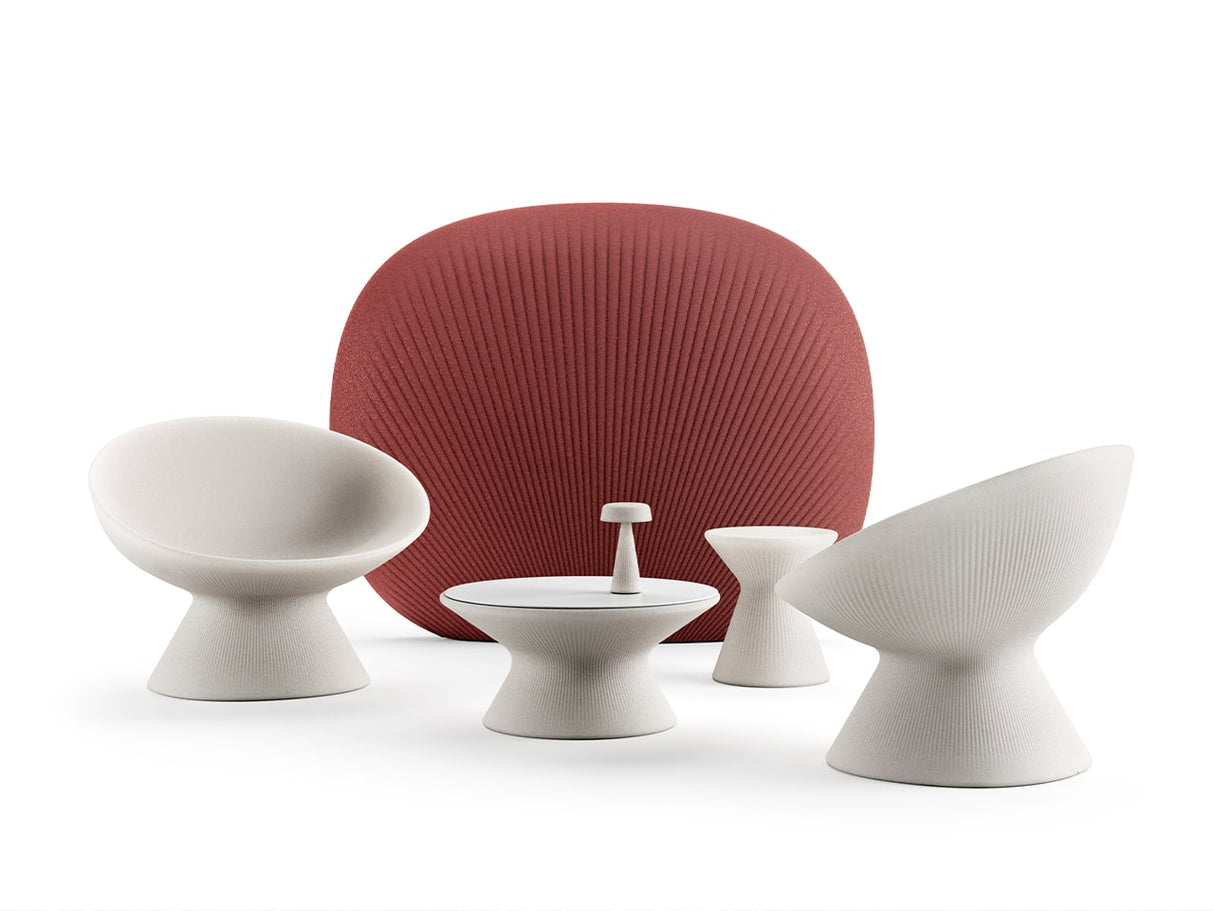 Plust Sgabello Fade Basso Indoor & Outdoor Lava