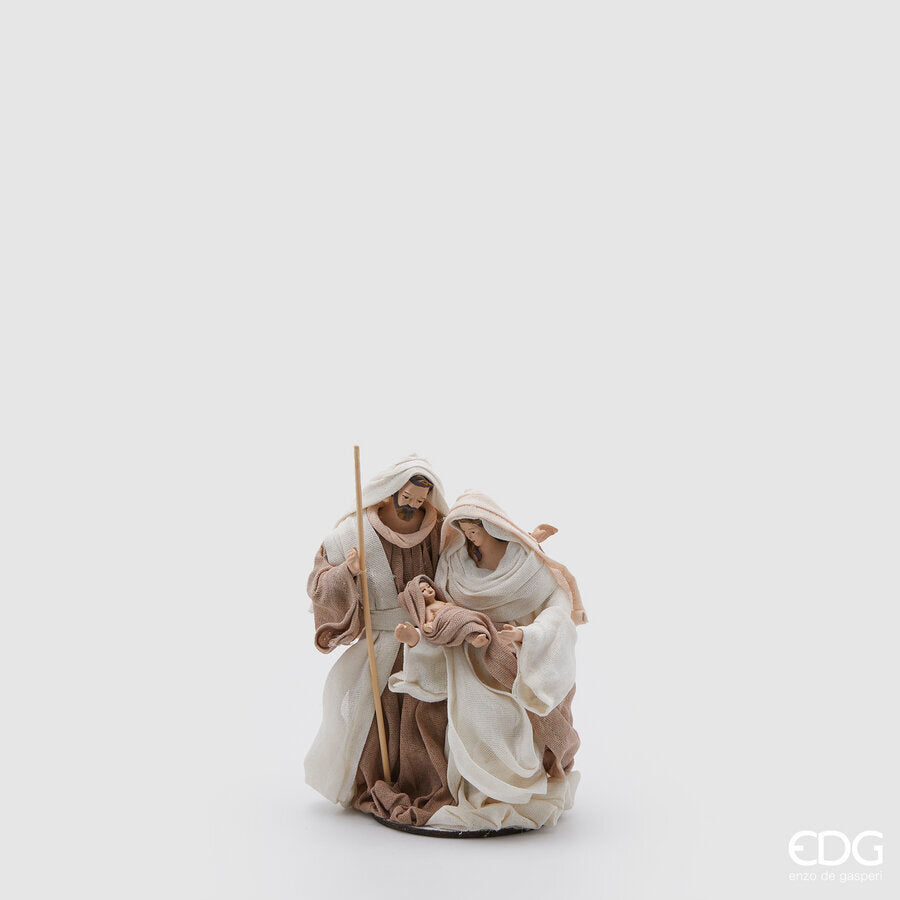 EDG Enzo De Gasperi Natività Lord con Base H17 cm Nocciola – Decorazione Natalizia Presepe