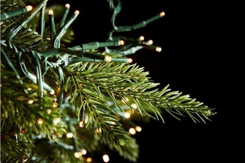 EDG Enzo De Gasperi Árbol de Navidad Pino Spark H 210 Cm D 141 Cm 6.670 Led Verde