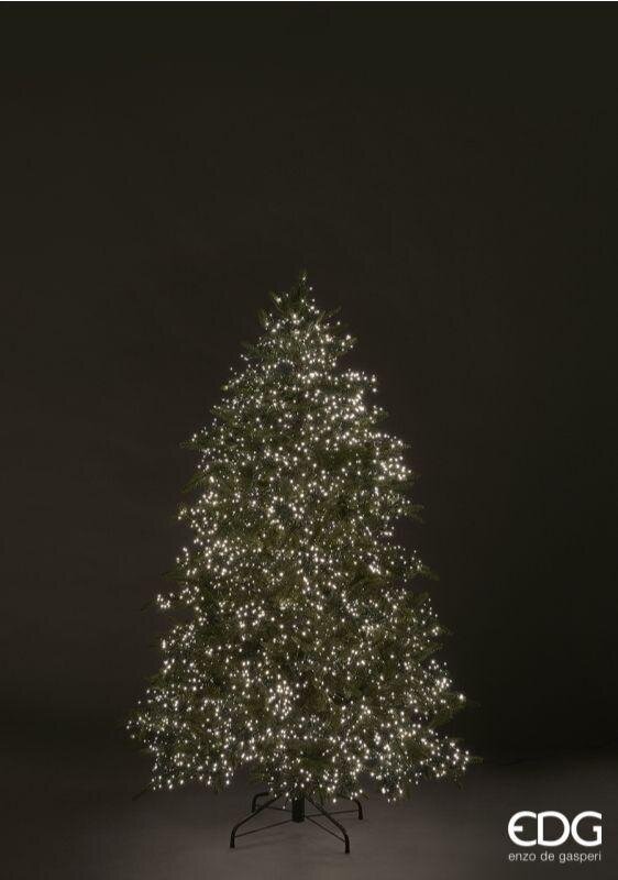 EDG Enzo De Gasperi Árbol de Navidad Pino Spark H 210 Cm D 141 Cm 6.670 Led Verde