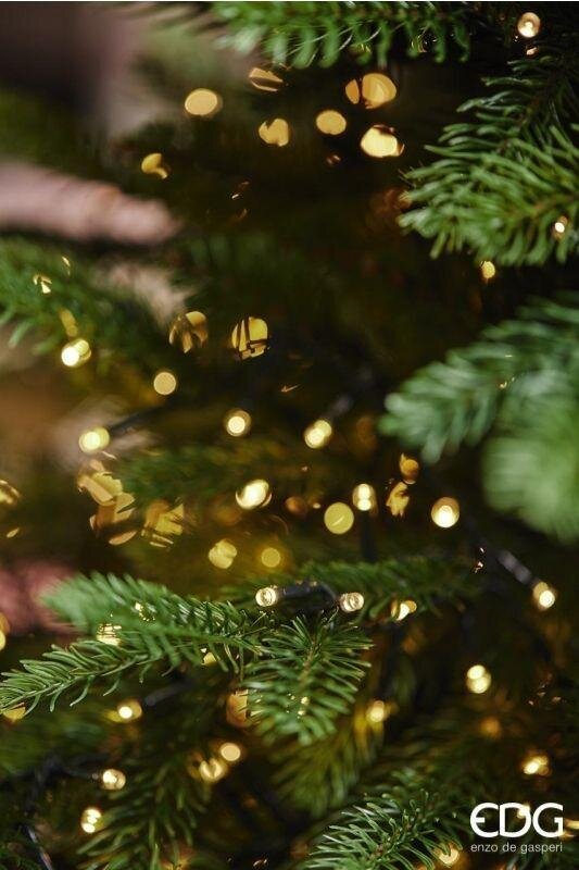 EDG Enzo De Gasperi Árbol de Navidad Pino Luxury A 180 Cm Ø 136 Cm con 3.000 LED Verde