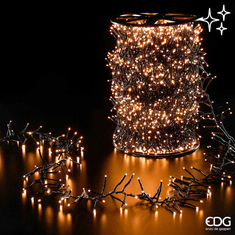 EDG Enzo De Gasperi Luces Navidad MiniLed X 5.000 50 Mt Rollo Ivory