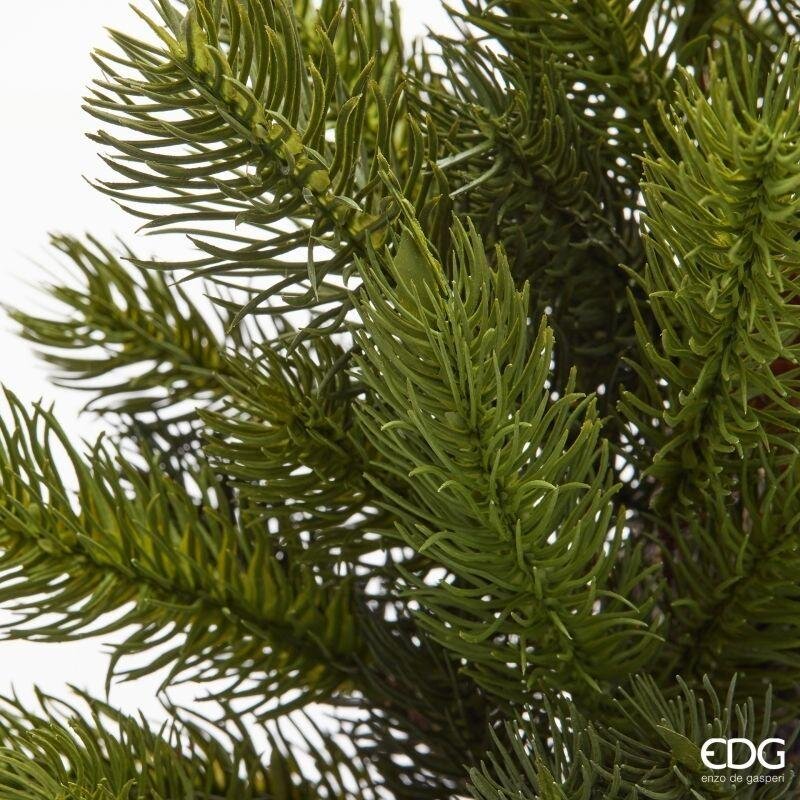 EDG Enzo De Gasperi Corona Verde di Pino con Piñas Ø48 cm – Decoración Navideña