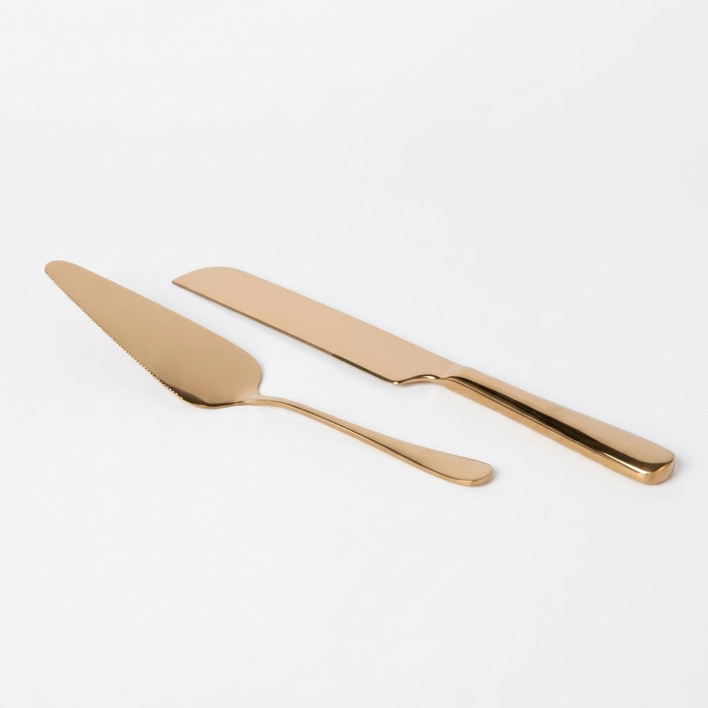 Ad Trend Set 2 Cubiertos de Postre en Acero – Cubiertos para Postre y Dulces, Accesorios Elegantes para la Mesa