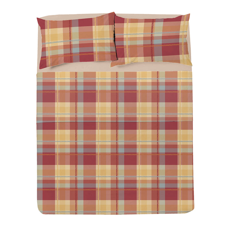Androni Giocattoli Juego de Cama Matrimonial Livigno – Set de Sábanas para Cama de Matrimonio, Estampados Surtidos 1 Ud