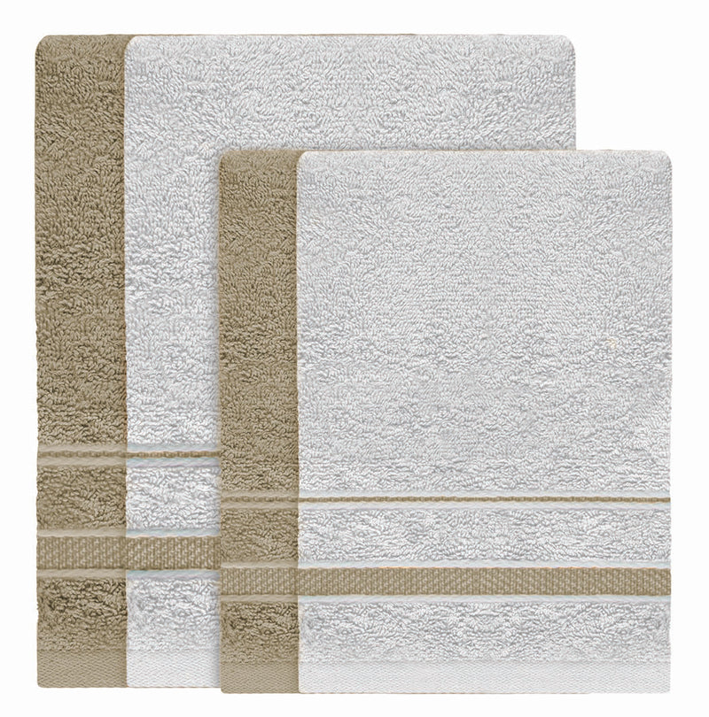 Androni Giocattoli Set de Toallas de Baño de Rizo – Toalla de Tocador y Toalla de Invitados Suaves y Absorbentes Surtidas 1 Set