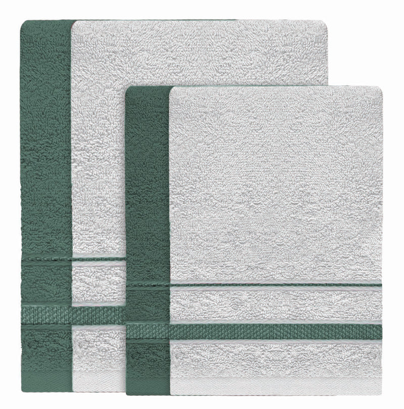 Androni Giocattoli Set de Toallas de Baño de Rizo – Toalla de Tocador y Toalla de Invitados Suaves y Absorbentes Surtidas 1 Set