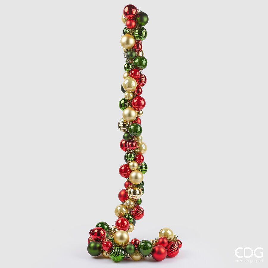 EDG Enzo De Gasperi Festone Natale PalleMix 100 Uds L 150 Cm Multicolor