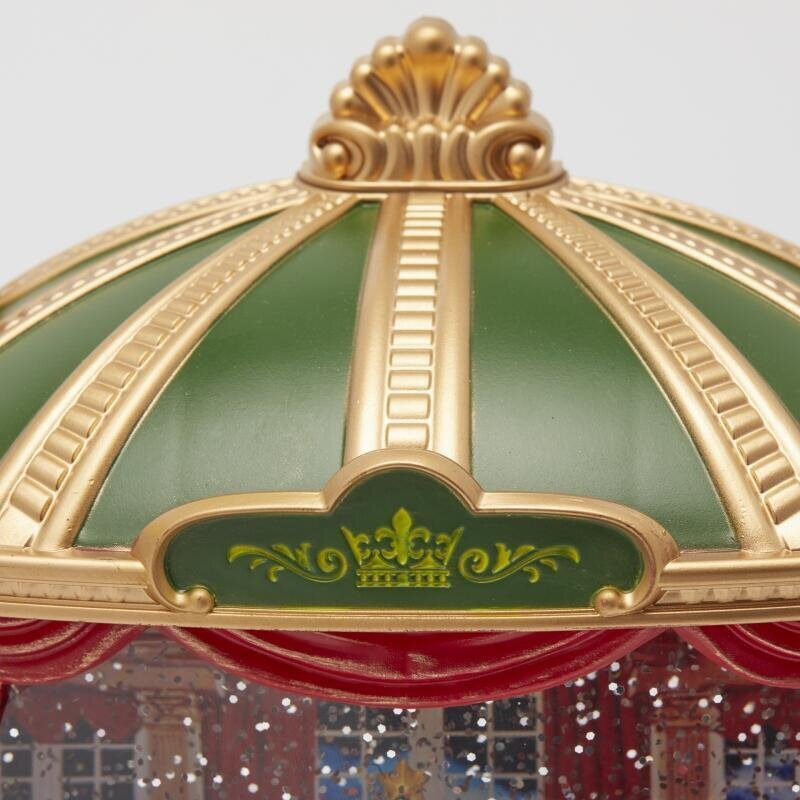 EDG Enzo De Gasperi Decoración Navidad Palacio H 23 Cm L 22 Cm L 10 Cm Música LED Multicolor