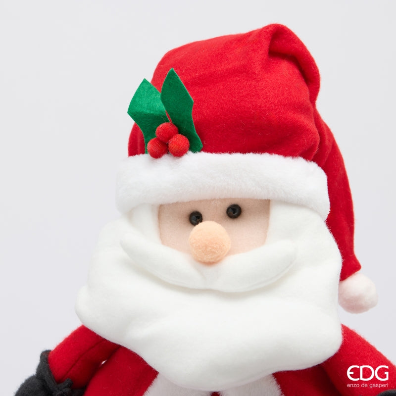 EDG Enzo De Gasperi Decoración Papá Noel Telescópico White Red H70 cm – Adorno Navideño