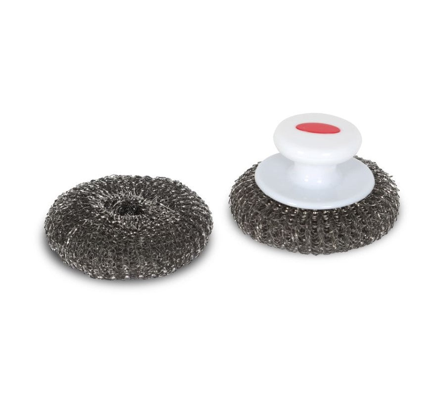 le marquier le marquier set 2 spugnette con impugnatura inox ean 3339380078741