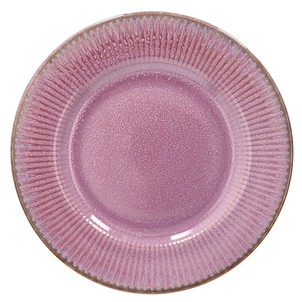 Tognana Althea Lilac Piatto Dessert in Stoneware Ø20xH2 cm – Piattino Elegante in Gres per Dolci e Frutta