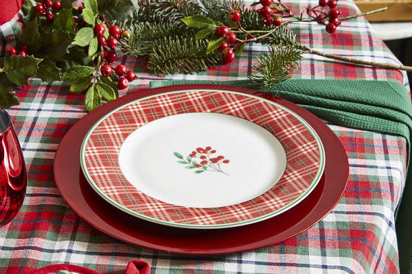tognana tognana servizio natale tavola atollo north pole 18 pz rosso verde ean 8056444339093