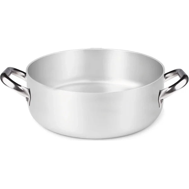 AGNELLI Cazuela Baja con 2 Asas Aluminio 3 mm Ø 28 cm