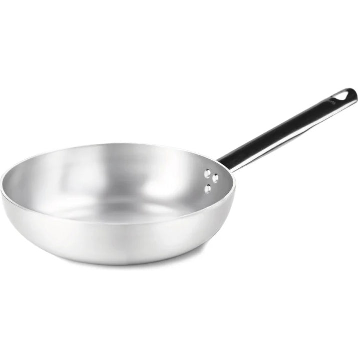 AGNELLI Sartén Abierta Alta Aluminio con 1 Mango Inox D 24 cm