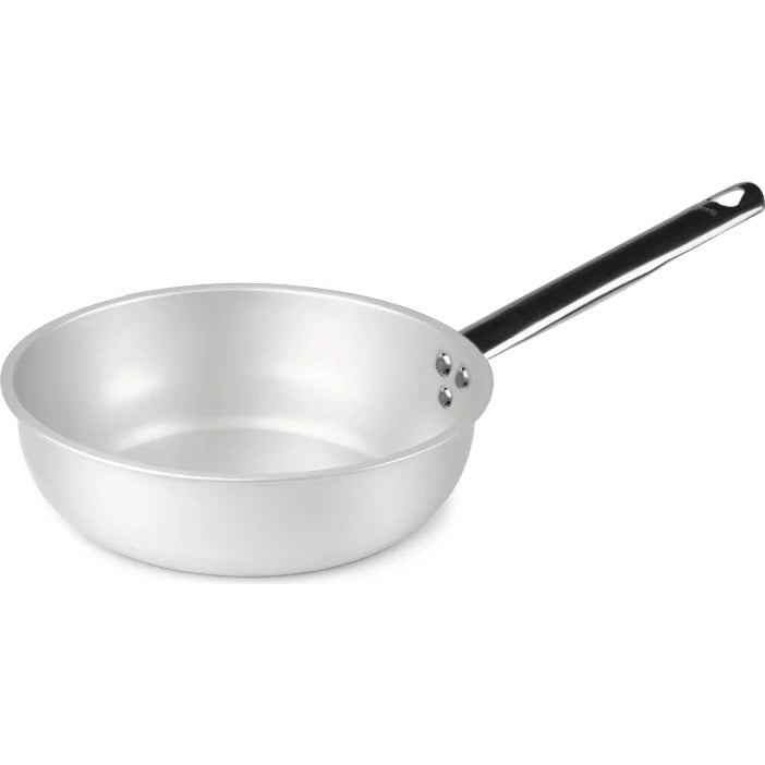 AGNELLI Sartén para Revolver Aluminio 3mm Plateado D 24 cm
