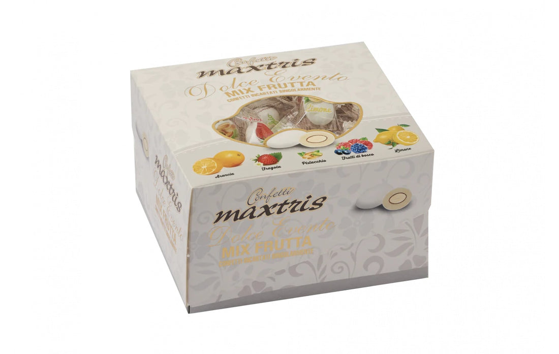 Maxtris Confites Dulce Evento Mix Fruta Blanco 500 Gr