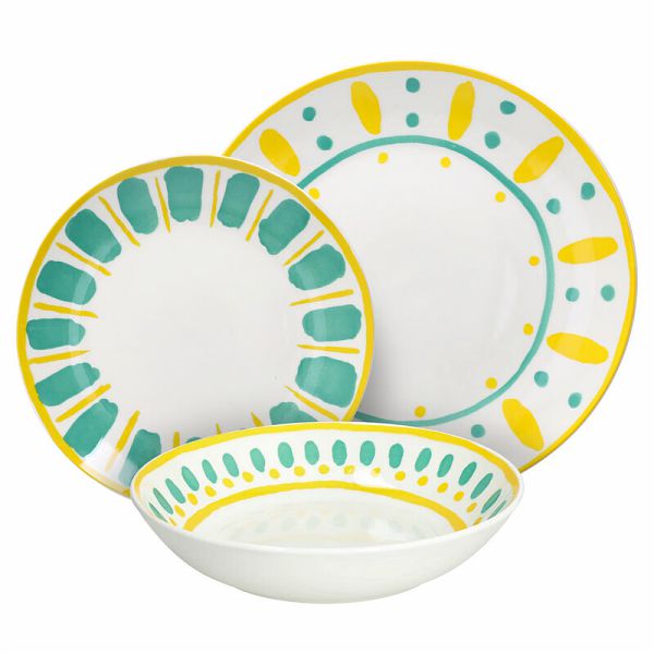 Tognana Servicio de Mesa Madison Vietri 18 Uds Porcelana Multicolor