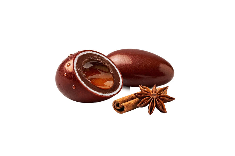 Maxtris Mixology Confetti al Cioccolato Fondente Ripieni al Gusto Rum – Confetti Marroni per Bomboniere ed Eventi 500 g