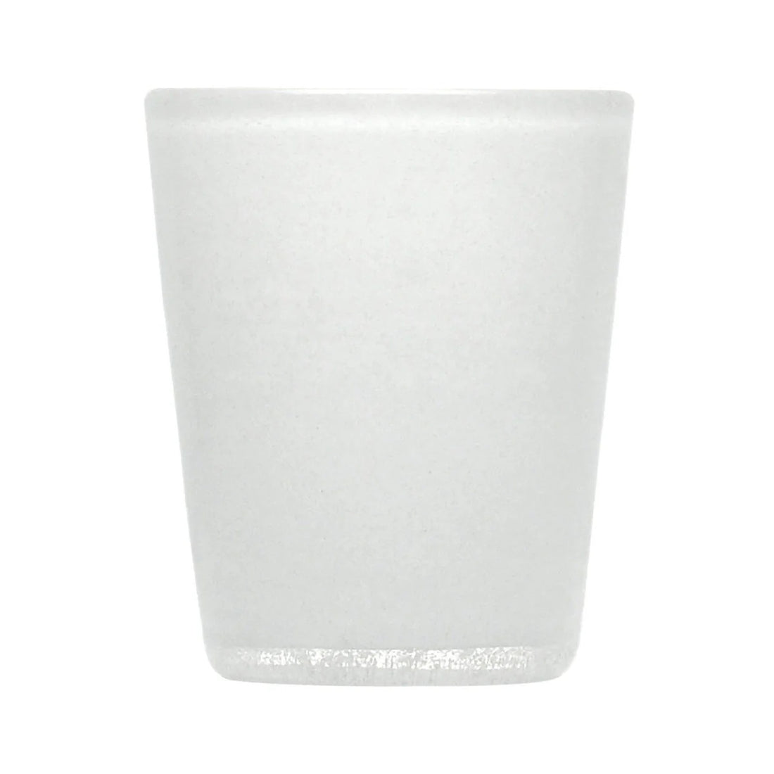 Zani Serafino Vaso Tumbler Blanco Sólido en Pasta de Vidrio