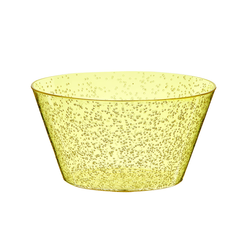 Zani Serafino Cuenco Mediano Memento Synth en Metacrilato D 20 Cm Color Amarillo