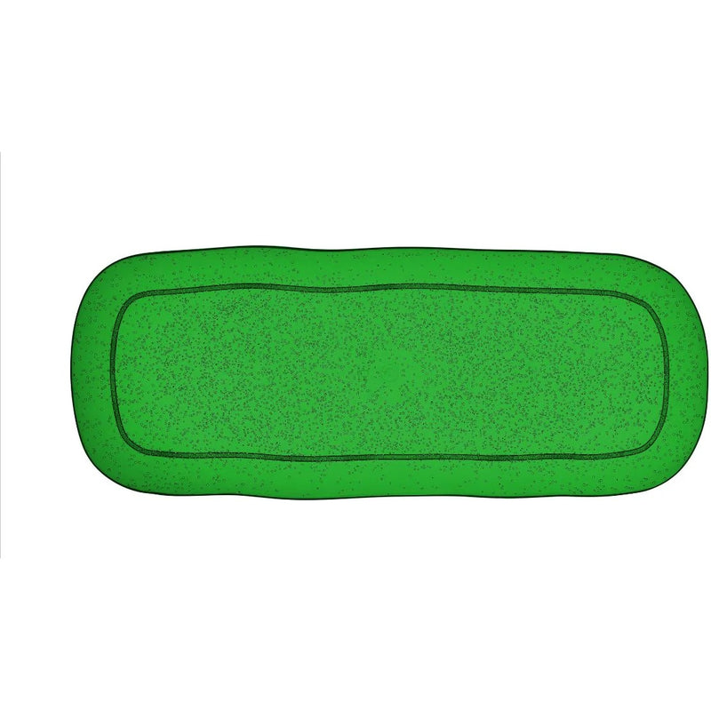 Bandeja Rectangular Grande Zani Serafino Memento Synth en Metacrilato Esmeralda