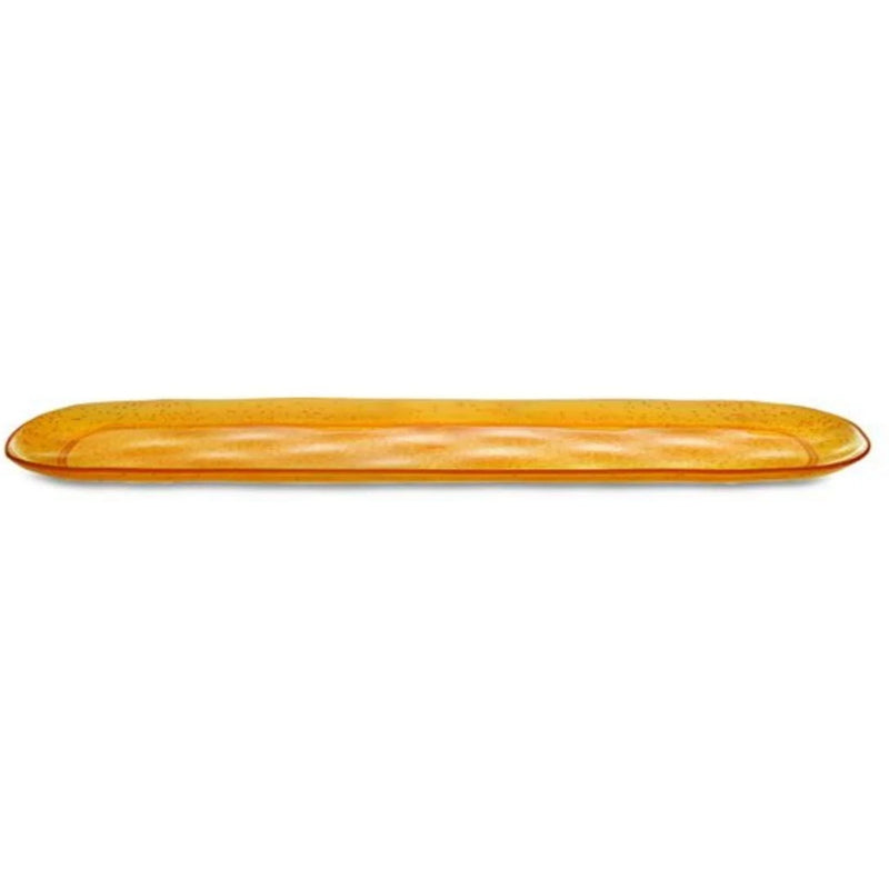 Zani Serafino Bandeja Rectangular Grande Memento Synth en Metacrilato Color Mandarina